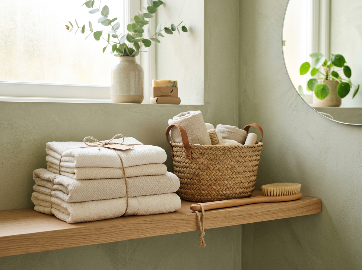 Organic home towels and linens
