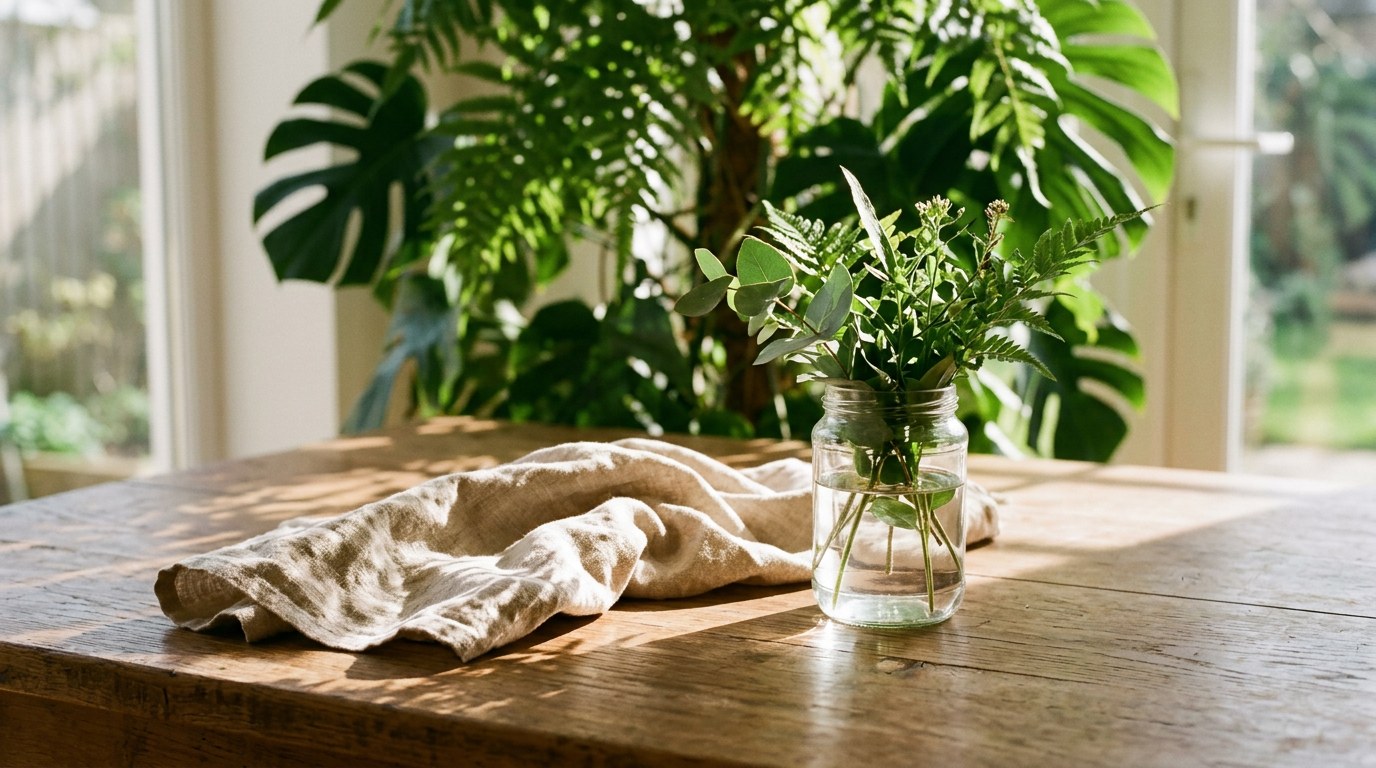 Concept photo of natural sustainable materials